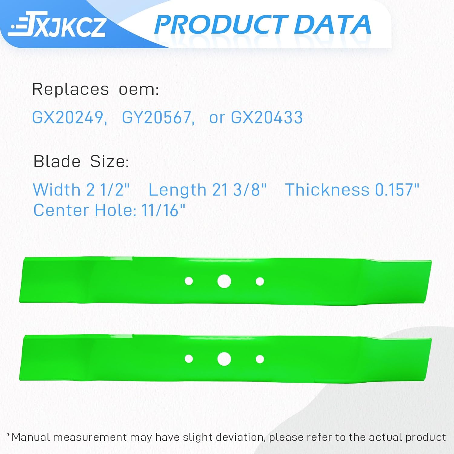 Deck Rebuild Kit Fit for 42" Deck， Compatible with John De ere Sa BRE Scotts L100 L110 L118 L111 L108 L105 L107, Include 2 Spindle GY20050, 2 Blade GX20433, 1 B ELT GX20072, 2 Idler GY20067 GY22082