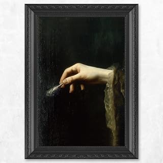 Victorian Gothic Wall Art Dark Academia Canvas Prints Antique Posters Gothic Woman Poster Vintage Moody Pictures Victorian Woman Painting Vintage Gothic Artwork Dark Moody Art Prints 16x24in No Frame