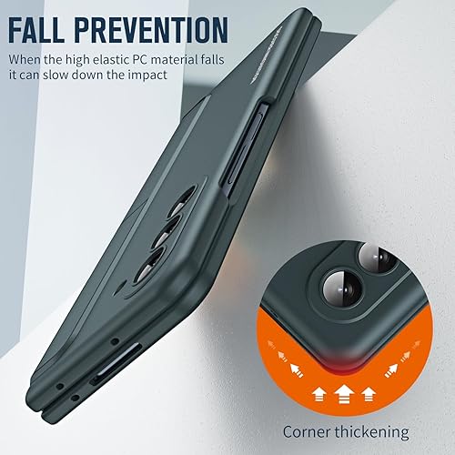 Miniatura 2 de Funda para teléfono Samsung Galaxy Z Fold5 Slim S Pen con S Pen incorporado, funda protectora con soporte, accesorios de visualización manos libres