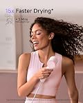 Laifen Air Hair Dryer, Lightweight and Palm-Sized Compact, 15× High-Speed Drying with 110, 000 RPM Powerful Motor, Smart Temperature Control, 200 Million Negative Ions, 5 Modes & 2 Airspeeds