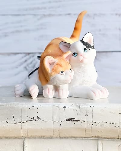 Miniatura 6 de Ebros Gift Gato felino dos gatitos juguetones retozando mini figura 4 "H adorable americano de pelo corto gatito gatos animales decoración escultura