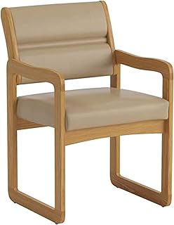 Wooden Mallet Valley Guest Chair, Arms, Medium Oak