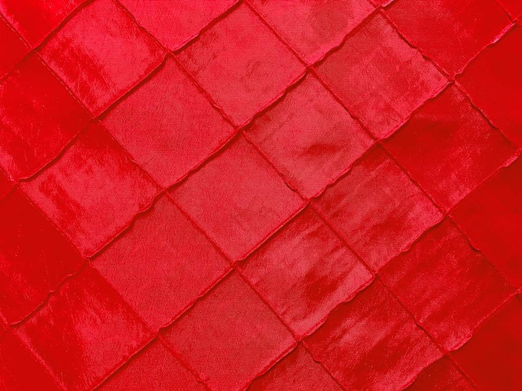 Zen Creative Designs Pintuck Taffeta Fabric 54 Inch Wide/Fancy Pattern Fabric/Diamond Stitch Pattern/Craft & Sewing Material (5 Yards, Purple)