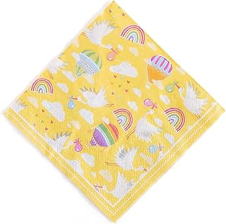 BUNDLE OF JOY STORK BEV NAPKIN - Party Supplies - 16 Pieces