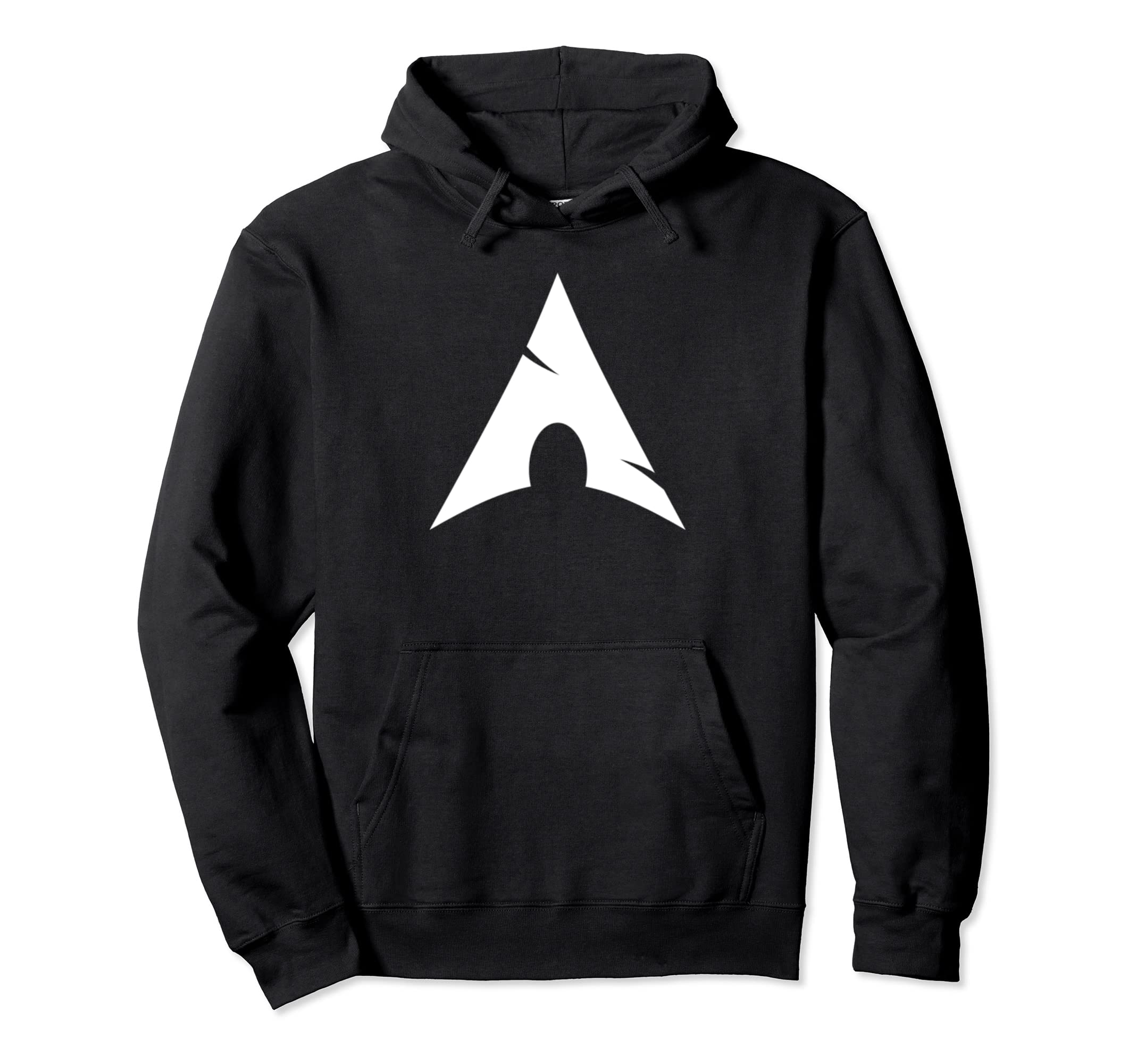 Arch Linux lover T-Shirt with White Logo Open Source Os tee Pullover Hoodie