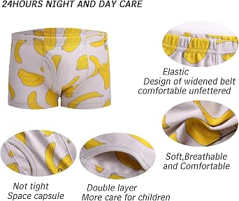 Little Boys Soft Cotton Briefs Toddler Kids Underwear Various cute patterns 6-8Pack