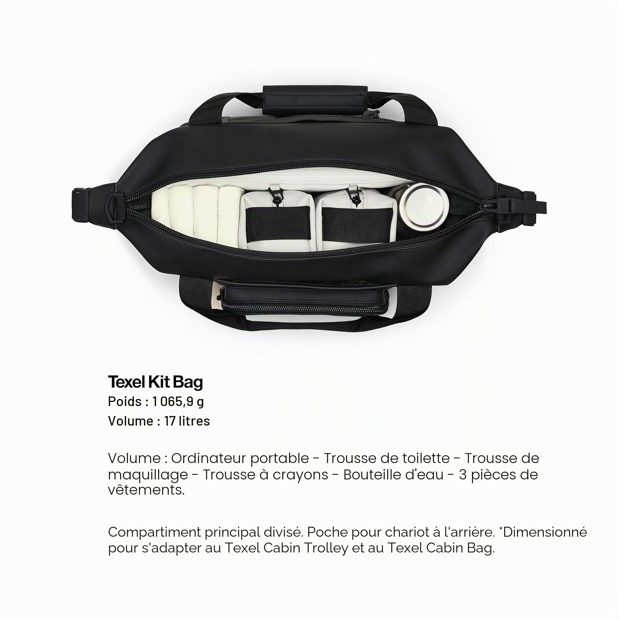 RAINS Sac Texel Kit Bag W3 Black, Noir, Kit sacs