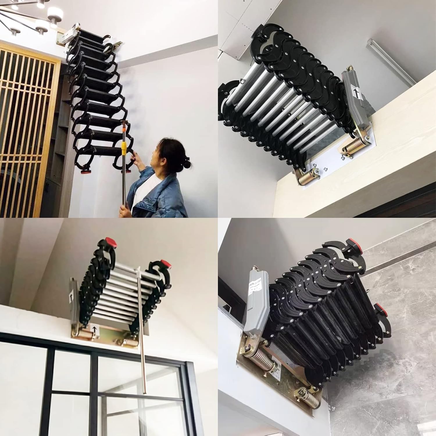 TECHTONGDA Attic Ladder Pull Down Loft Stairs Nepal | Ubuy