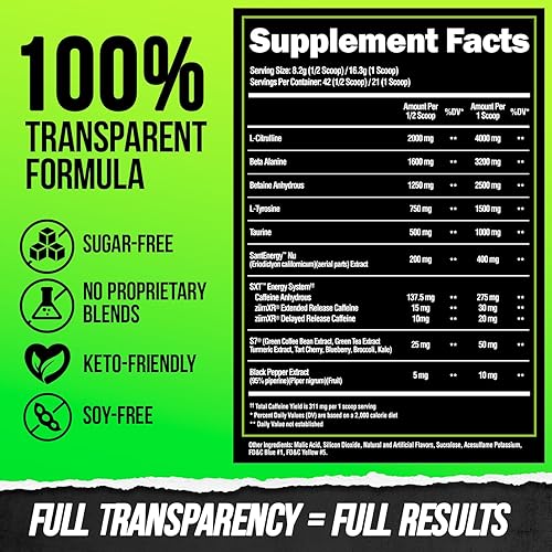 Miniatura 5 de Alpha Lion Preentrenamiento superhumano aumenta la fuerza y la resistencia energía potente y limpia sin choques 21 porciones jugo de Hulk