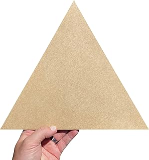 Unfinished Wood Triangle Shape, Wooden Triangle, Wood Triangle Decor, Wooden Party Supplies, Wooden Name Tags, Door Hanger, Stencil, Blank Template, Wood Canvas (6" x 5.2")
