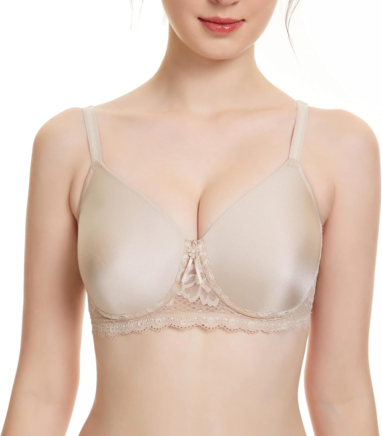 2025 Smooth Mastectomy Bra Pocket Bras Women Wireless Soft Comfort Everyday Bra for Silicone Breast Forms Prosthesis