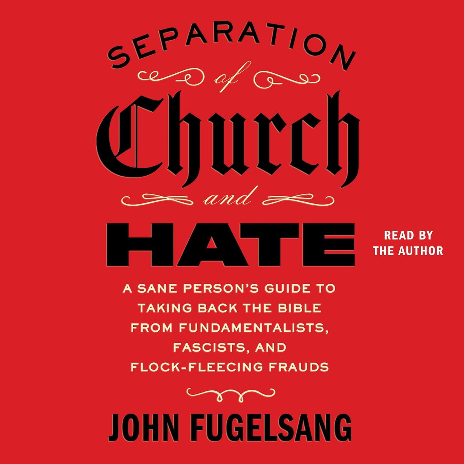 Separation of Church and Hate by John Fugelsang: Bible Guide Against Fundamentalists & Christian Nationalists | NYT Bestseller