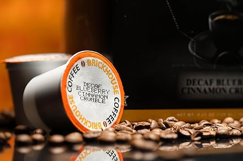 Miniatura 3 de Brickhouse Café de una sola porción, 12 tazas (descafeinado arándano y canela Crumble)