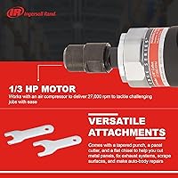 Vista 3 de Ingersoll Rand Amoladora de troqueles neumática de 1/4 pulgadas 3107G