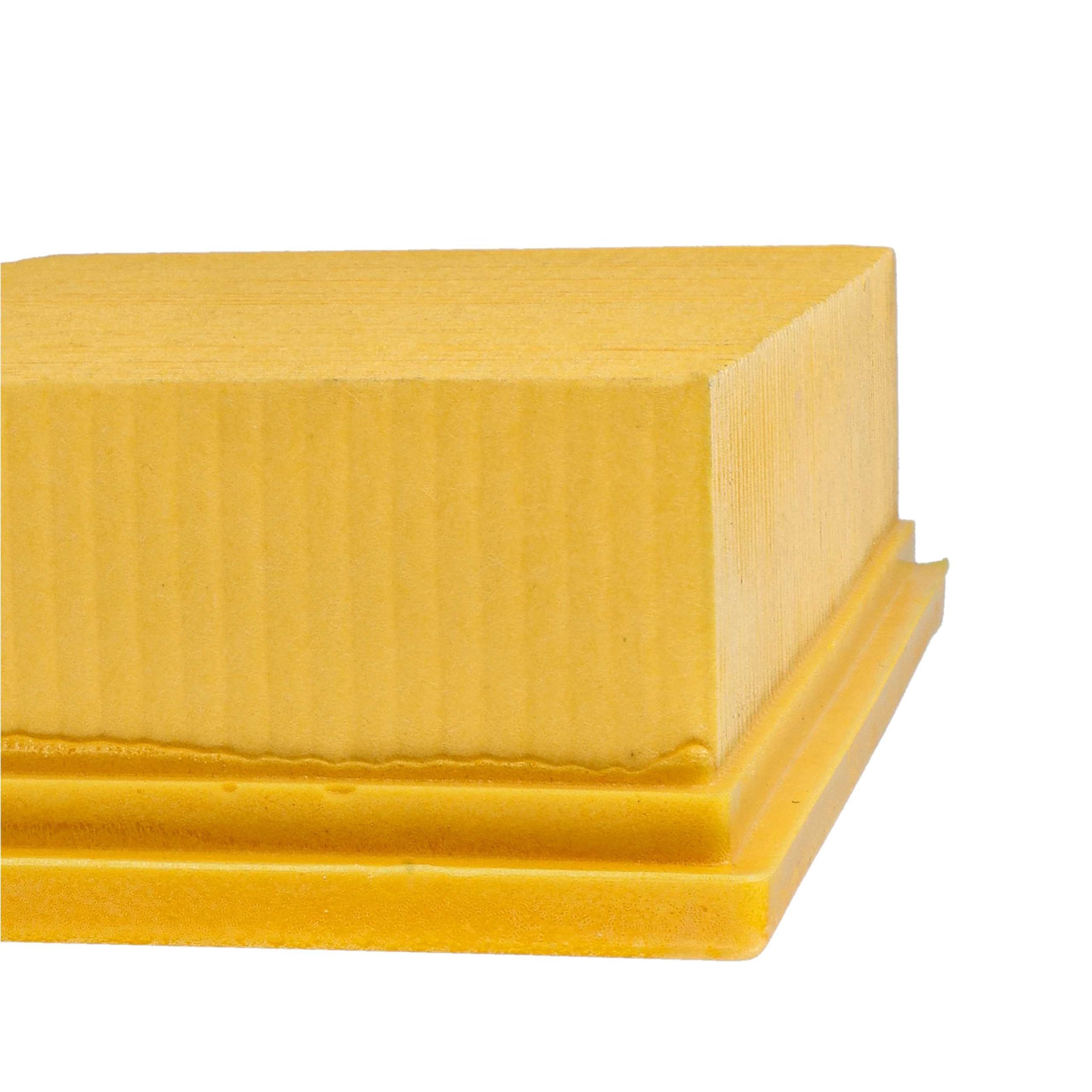 vhbw 3x filtro a pieghe piatte sostituisce Kärcher 6.904-206 per aspirapolvere umido/secco - Elemento filtrante