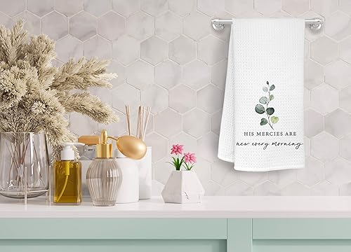 Miniatura 4 de ZJSYXXU Juego de 2 paños de cocina con versículo bíblico cristiano con versículos bíblicos para mujeres, toallas de mano para cocina y baño