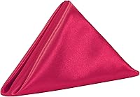 Vista 23 de YOUR CHAIR COVERS - Servilletas de tela de satén lavables de gran tamaño de 20 pulgadas, con dobladillo, reutilizables, para restaurantes, cenas