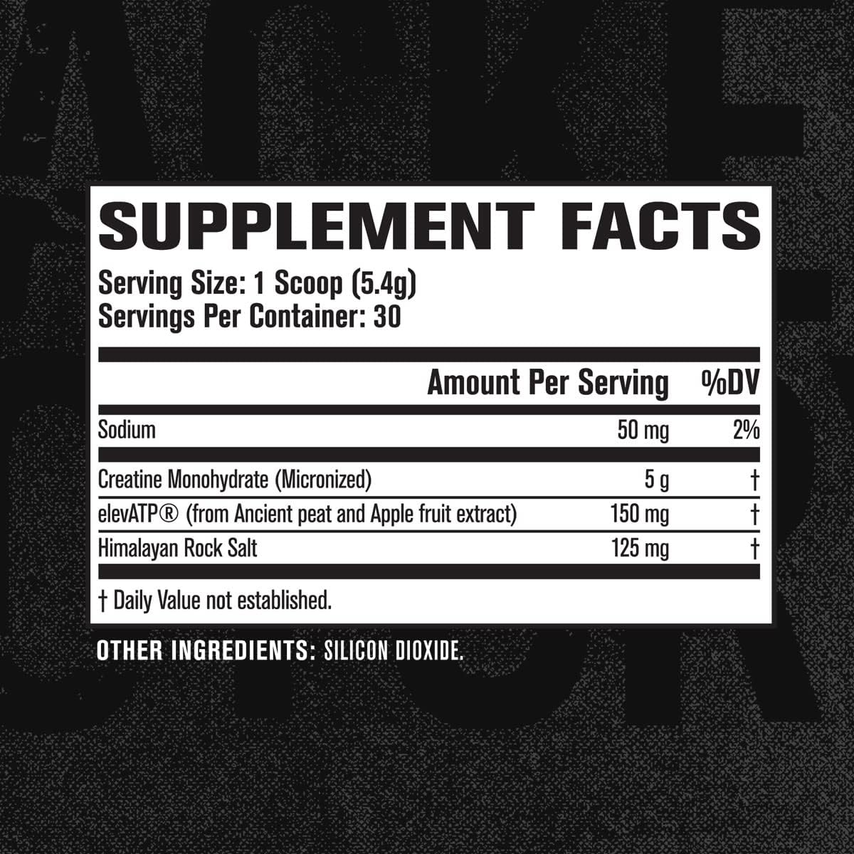 Jacked Factory Creatine Monohydrate Powder w/ElevATP - Creasurge 5g Micronized Creatine Supplement w/ElevATP for Post Workout Muscle Recovery & Growth - Powerful Muscle Builder - 30 Sv, Unflavored