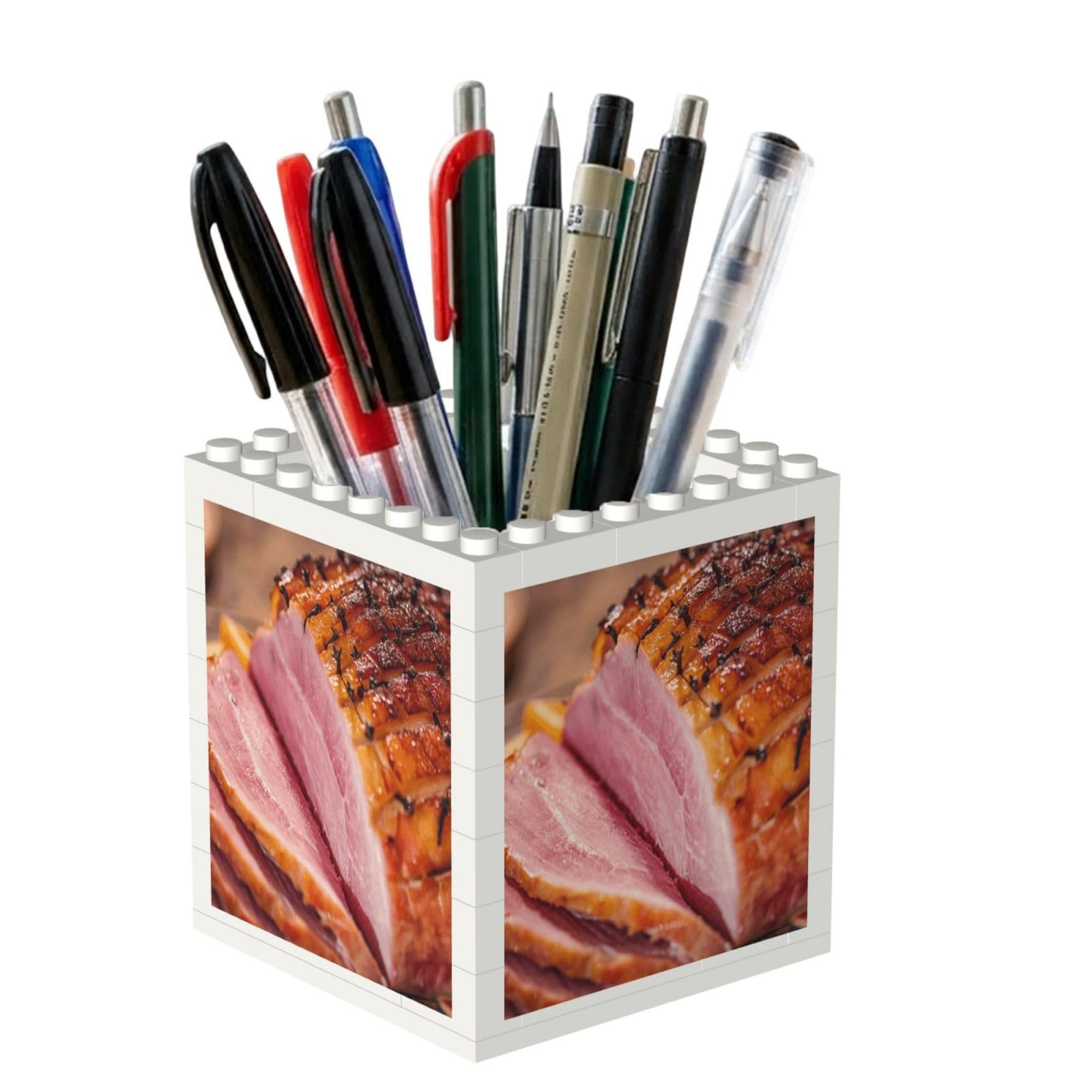 Poadnly Ham, Pen Pot Pencil Holder for Office Home School, Compact Desk Organiser for Office Stationery