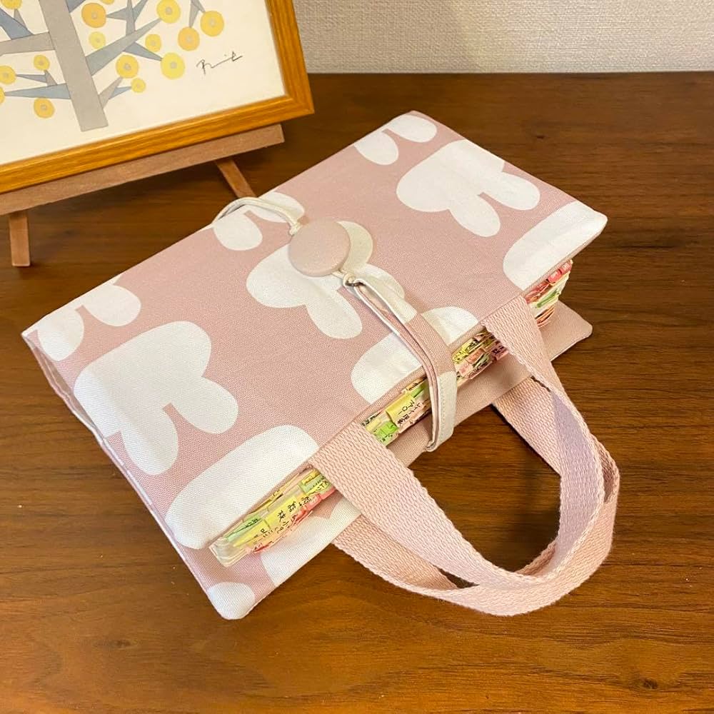 Amazon | レビューブックカバー うさぎ柄 ピンク | ブックカバー