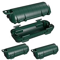 Vista 10 de Extension Cord Cover Waterproof, Outdoor Cord Connection Protector for Outside with 4 Removable Latches, Electrical Box Plug Covers for Patio, Power