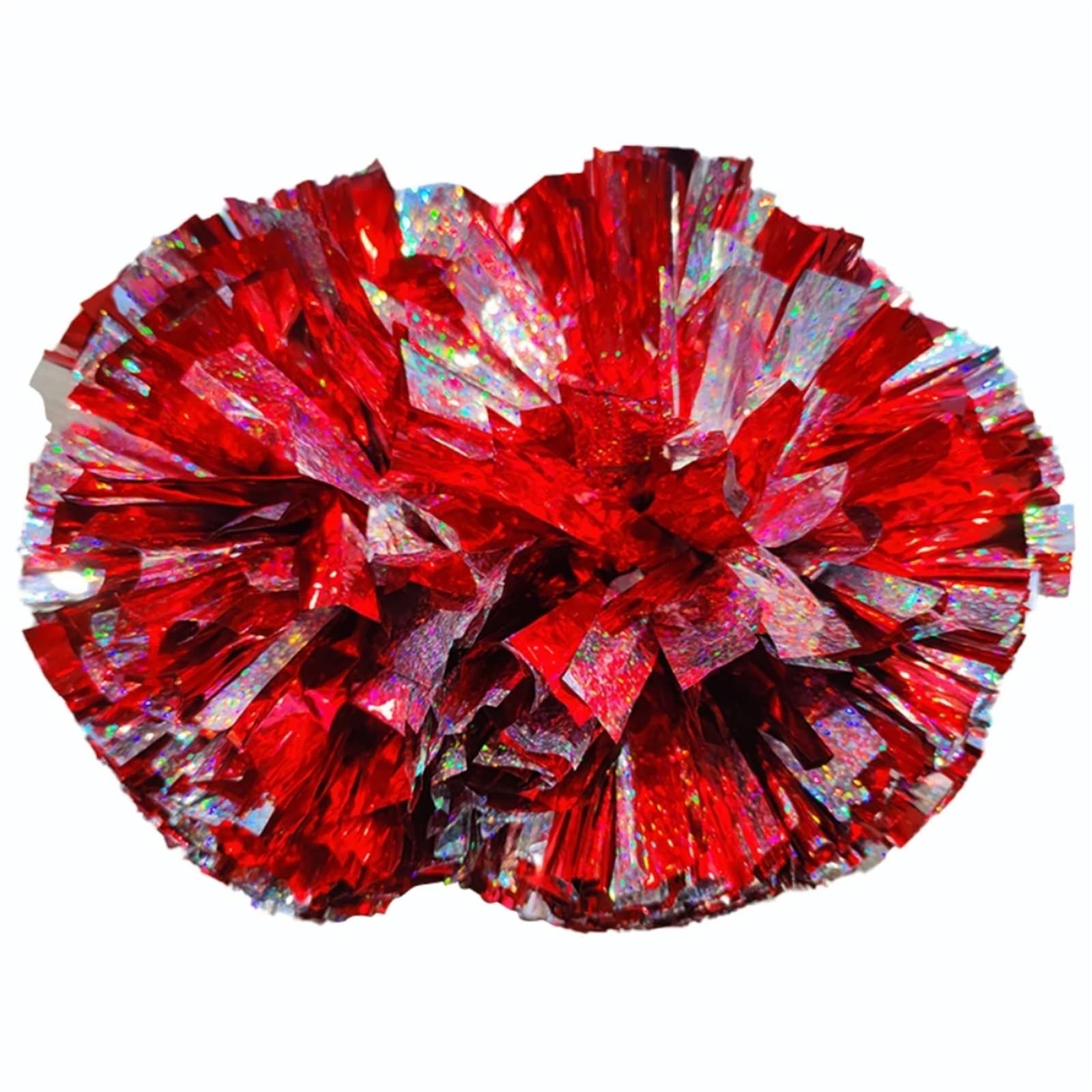 ZWCSHUU Cheerleader Pom Poms 1pc 32cm Dazzling Cheering Pompoms Sports Game Pom Poms Cheerleading Flower Ball Vocal Concert Dance Party Decorator(Color4)