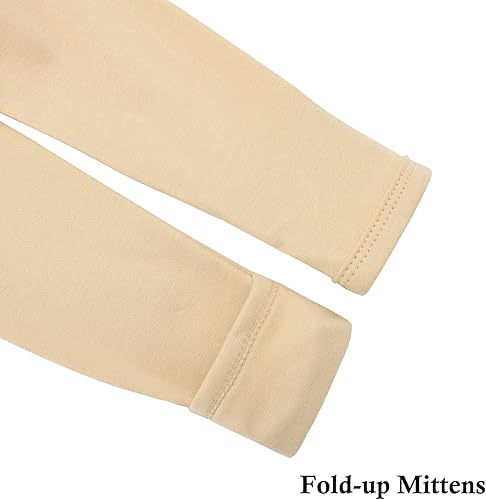 Miniatura 4 de Aablexema Pijama de algodón orgánico con cremallera para recién nacido, con puños de manoplas