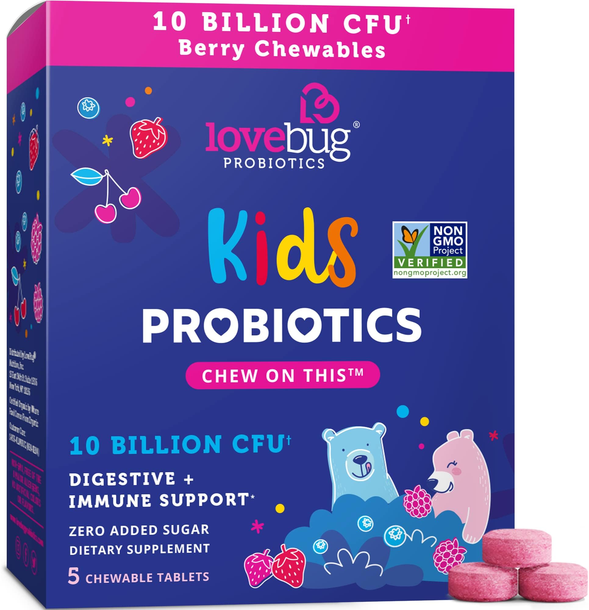 lovebug PROBIOTICS (Ages 3+, Sample Size