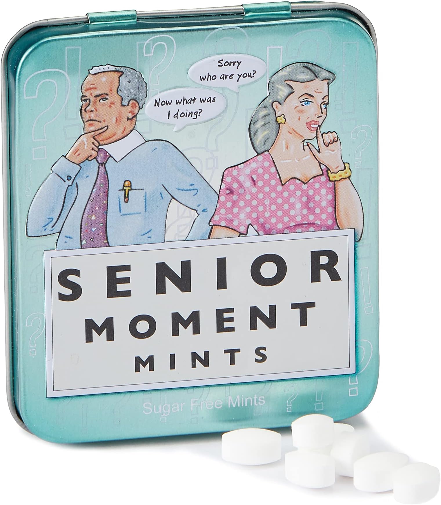 Spencer & Fleetwood Sugar Free Mints In A Senior Moment Tin 45 g