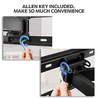 Mounting Dream Lag Bolt Kit for TV Mount  with M8 Lag Bolt for Wood Stud, Fischer Anchors for Concrete Wall, Includes Allen Key and Bubble Level
