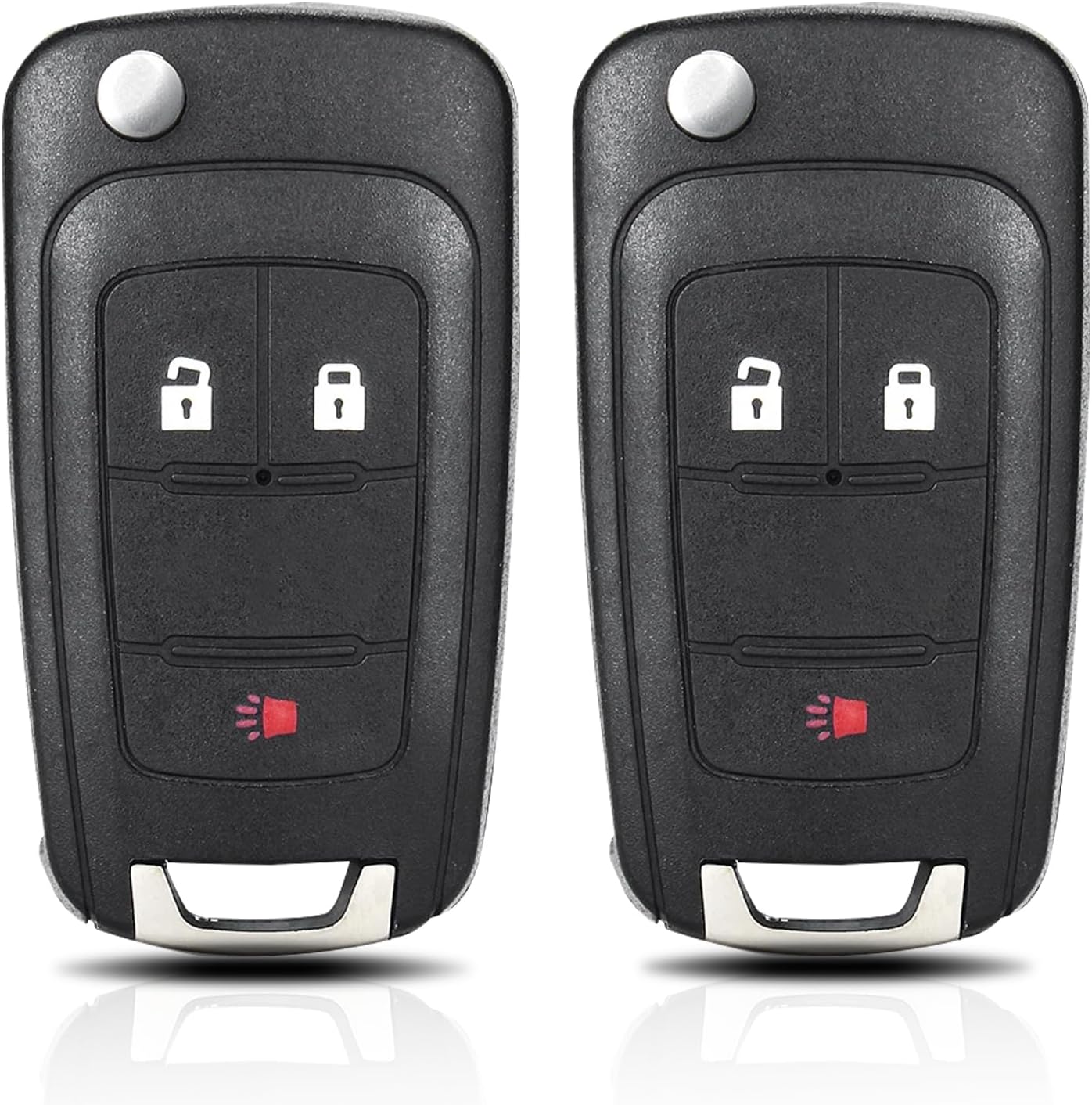 Key Fob Replacement Fits for 2014-2018 Buick Encore/ 10-19 Chevy Equinox/ 12-17 Sonic/ 16-17 Spark/ 15-18 Trax/ 10-19 GMC Terrain Keyless Entry Remote Control OHT01060512 2Pcs