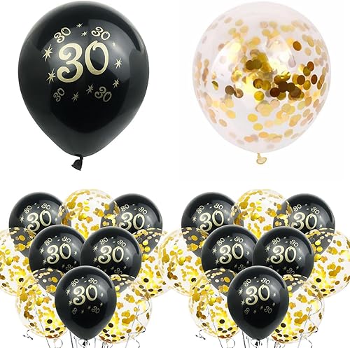 Miniatura 5 de Decoraciones de cumpleaños 65 para hombres, decoraciones de cumpleaños 65 con globos dorados del número 65 de 40 pulgadas, pancarta de felicitación
