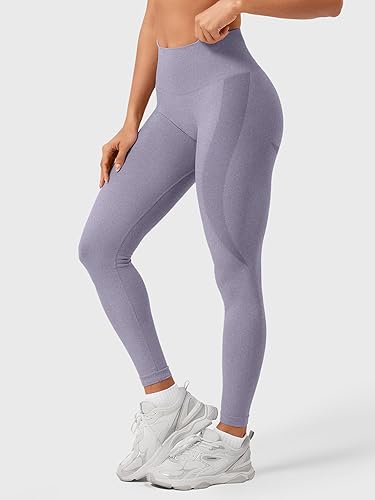 Miniatura 86 de HIGORUN - Leggings sin costuras para mujer, moldeadores, con diseño gráfico de sonrisas, de cintura alta, para el gimnasio, yoga o hacer ejercicio