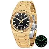 Pagani Design Watches for Men 7MM Ultra Thin Minimalist Men's Quartz Watch, Sapphire Glass 316L Stainless Steel Wristwatch, 100M Waterproof丨Luminous