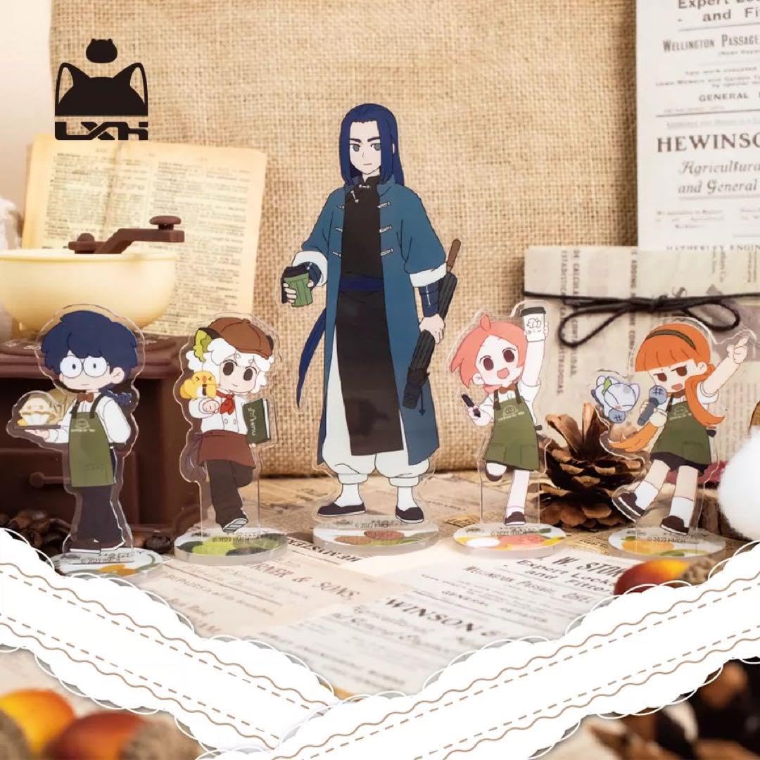 Amazon.co.jp: 羅小黒戦記 カフェ アクリルスタンド 小黒 無限 小白 阿