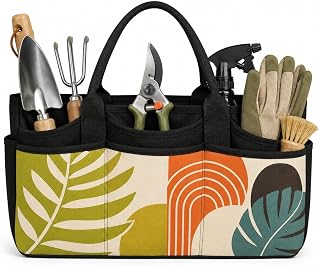 Geo Fern Arch Grid Garden Tool Bag Organizer for Porch in Garden Season