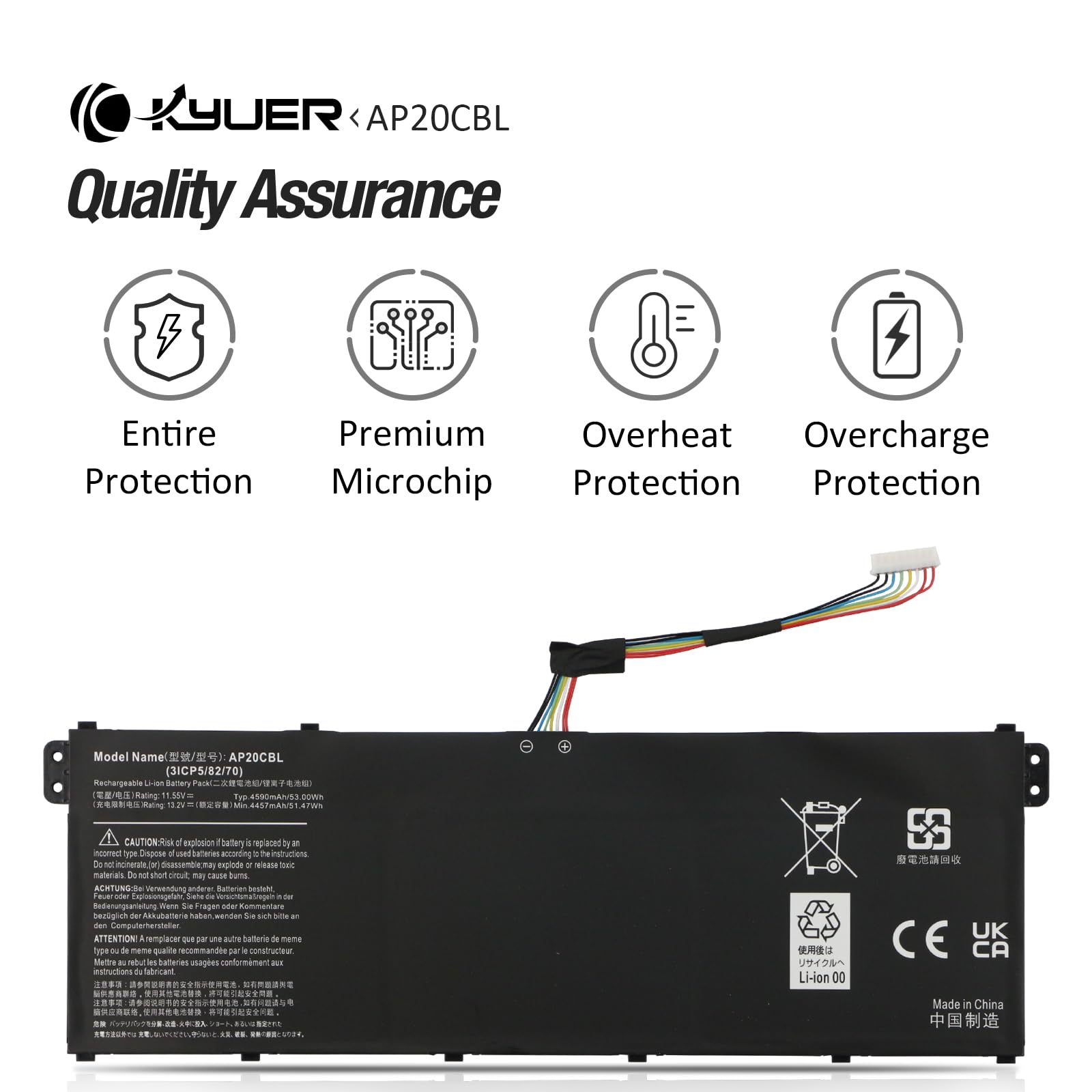 CELLONIC Battery Compatible With Acer Aspire 5 A515, 5 A517-52, Vero 16