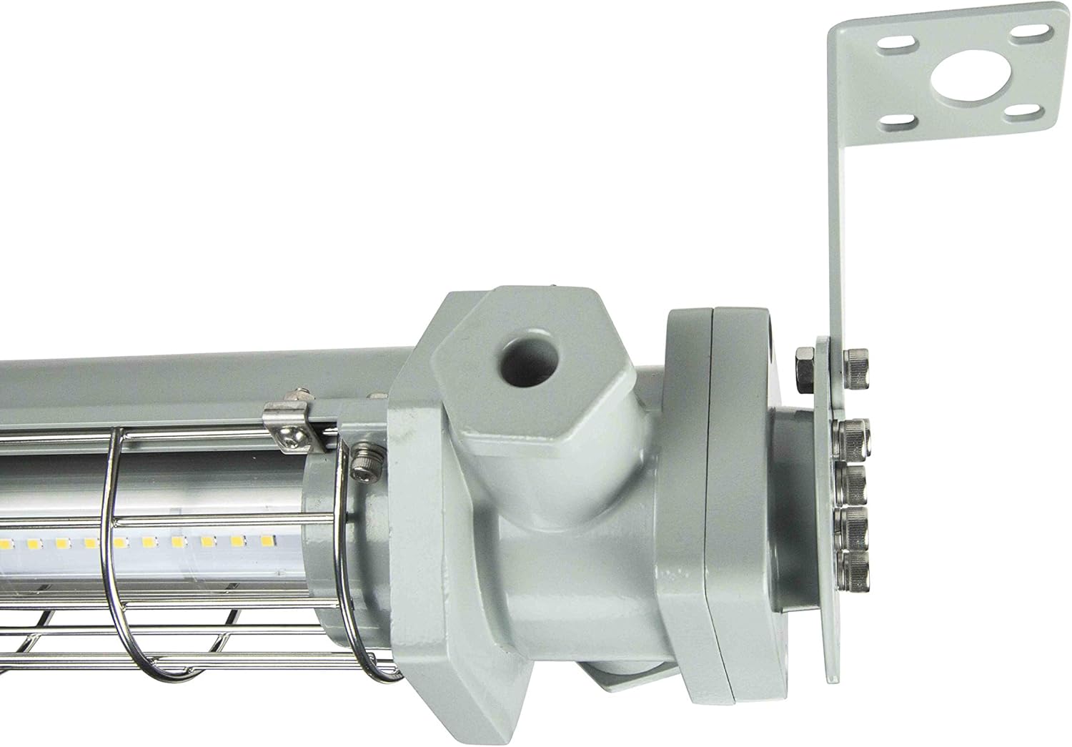 Larson Electronics 26 Watt Explosion Proof Low Profile LED Fixture - 3,380 Lumens - Class 1 and 2 Div 1 and 2 - Surface Mount - 120-277V AC - 5000K