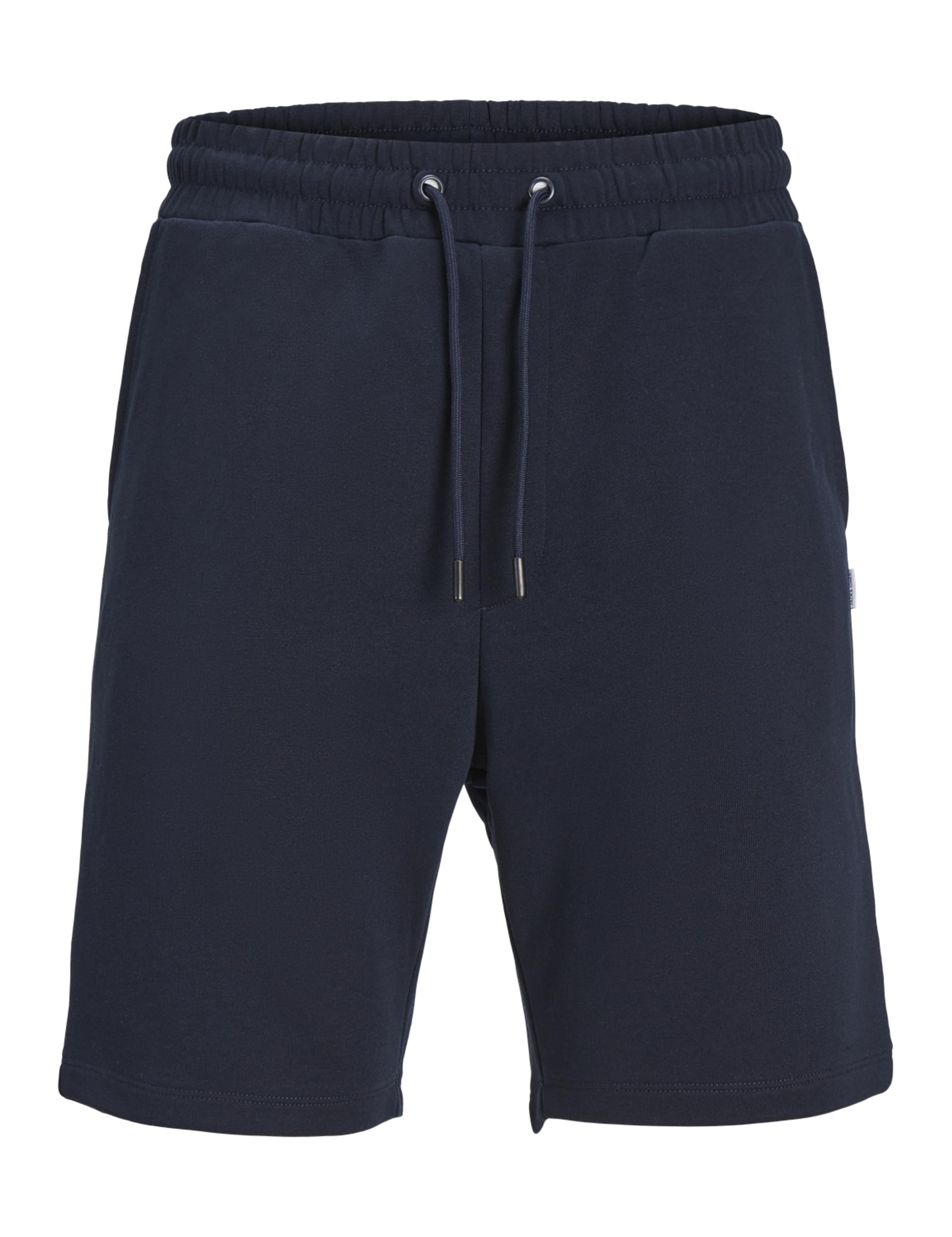 JACK & JONES JJ Gordon Sweat Shorts MID 12249285, Men’s Casual Cotton Shorts, Regular Fit, Elastic Waist, Everyday Comfort, Navy Colour, UK Size - M