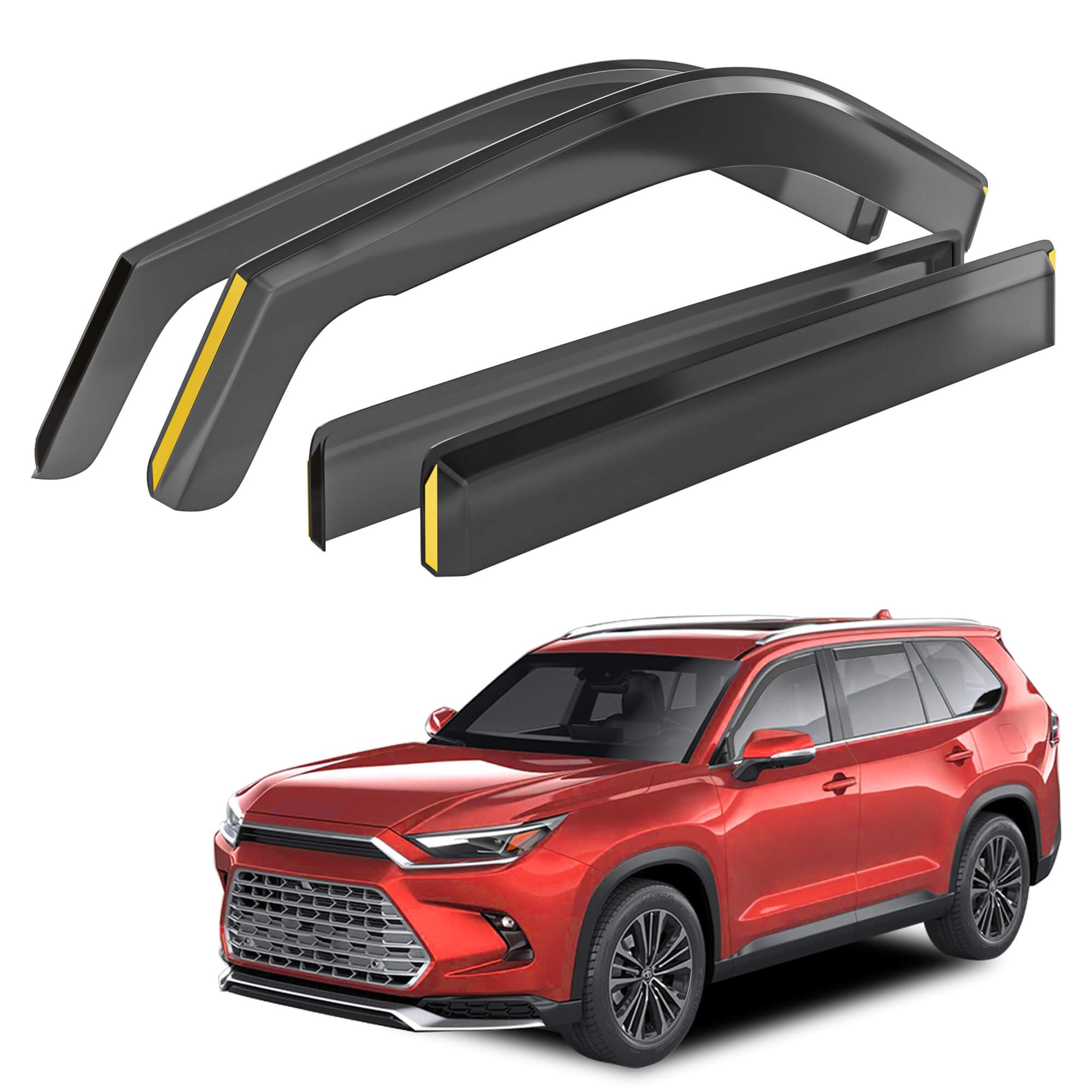 Photo 1 of HOPE YOU READY in-Channel Extra Durable Window Rain Guards Compatible