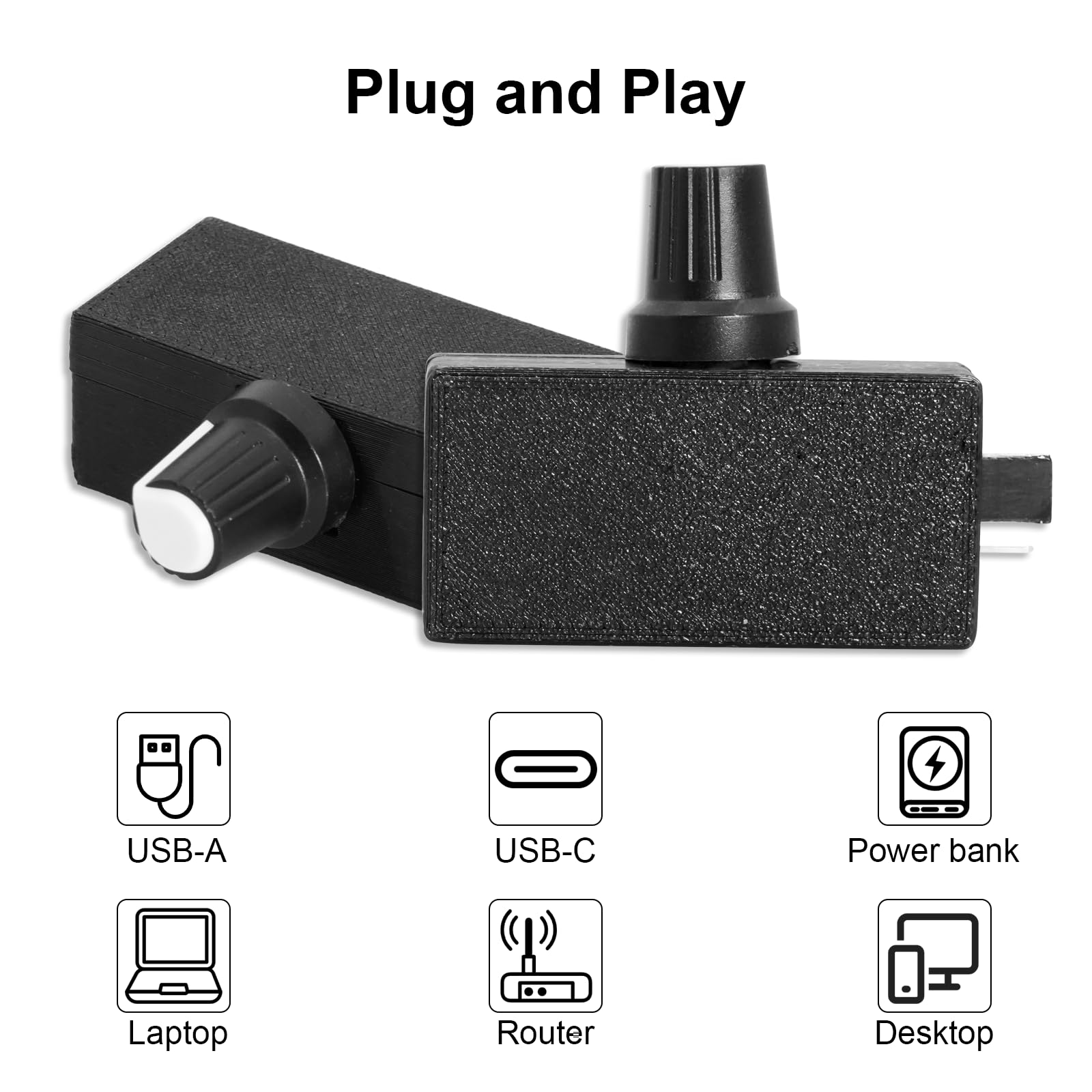 Sweetness Regolatore Di Velocità PWM 4 Pin - Ingresso USB Type-C, Uscita 12V Per Ventole E Pompe PC