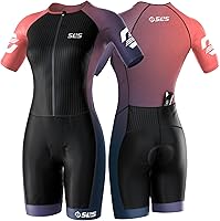 SLS3 Elite Aero Sleeved Women's Triathlon Suit - Quick-Dry Trisuit with Italian Chamois, Race-Ready for All Distances
