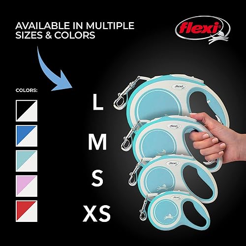 Miniatura 5 de FLEXI New Comfort - Correa retráctil para perro (cinta), ergonómica, duradera y sin enredos, correa para caminar para perros de hasta 132 libras, 16