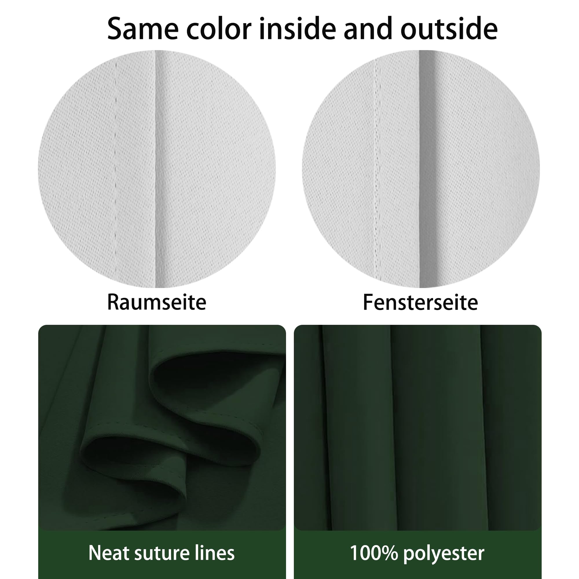 Tende oscuranti termiche spesse 200 x 120 cm, per proteggere dal freddo, lavabili, perfette per soggiorno e camera da letto