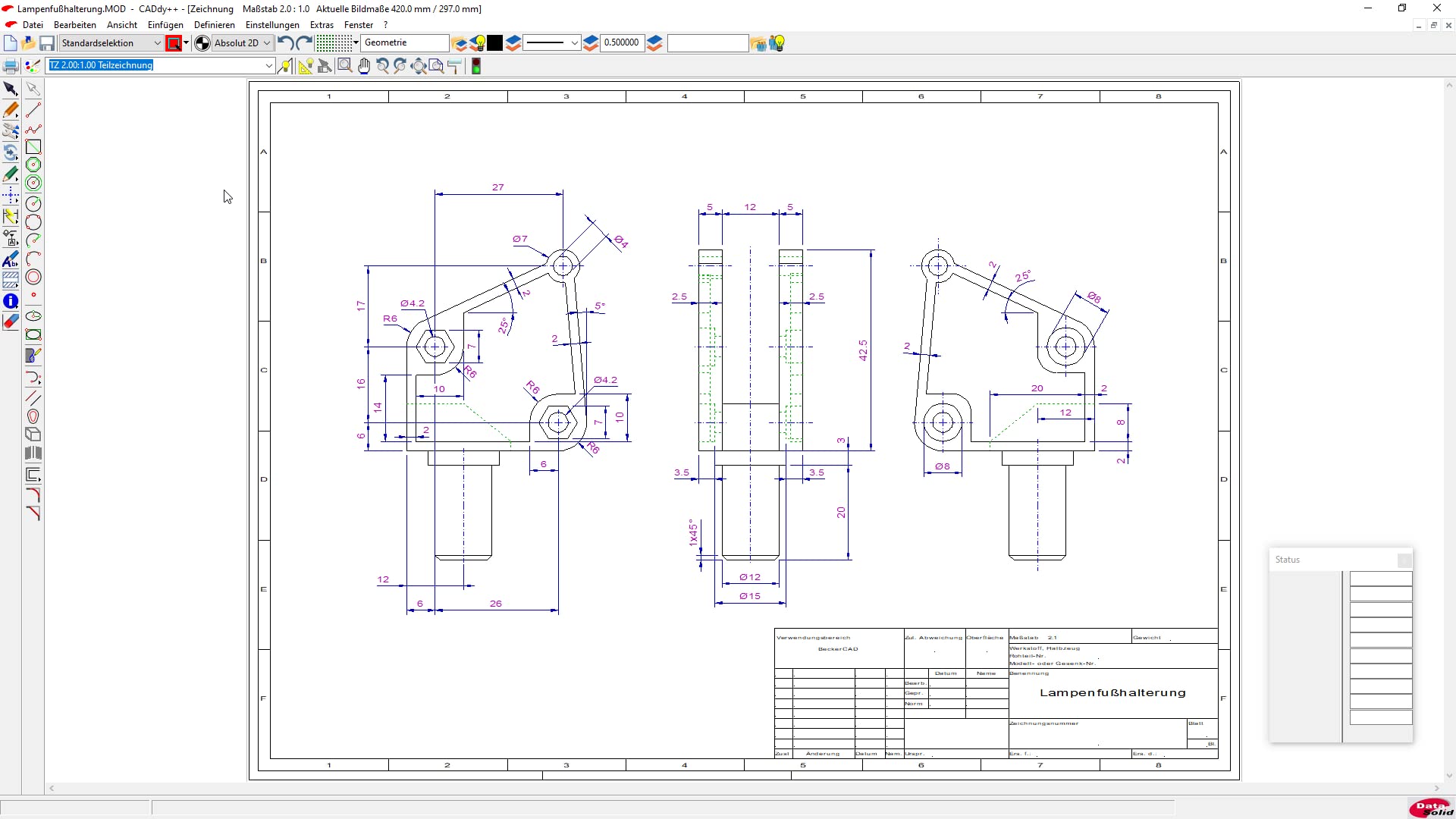 BeckerCAD 14 - 2D CAD-Software und Zeichenprogramm für Architektur, Maschinenbau, Modellbau und Elektrotechnik - 100% kompatibel mit AutoCAD