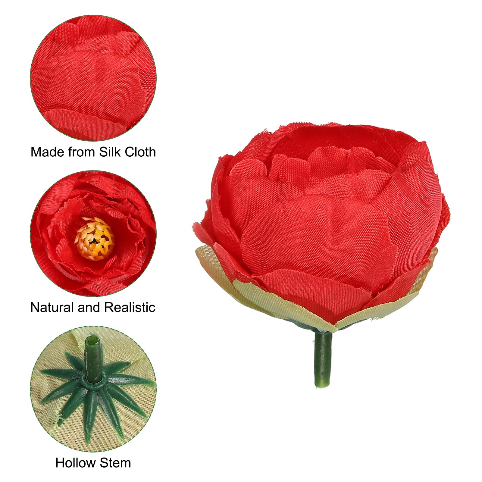PATIKIL Artificial Flower Head - Image 4