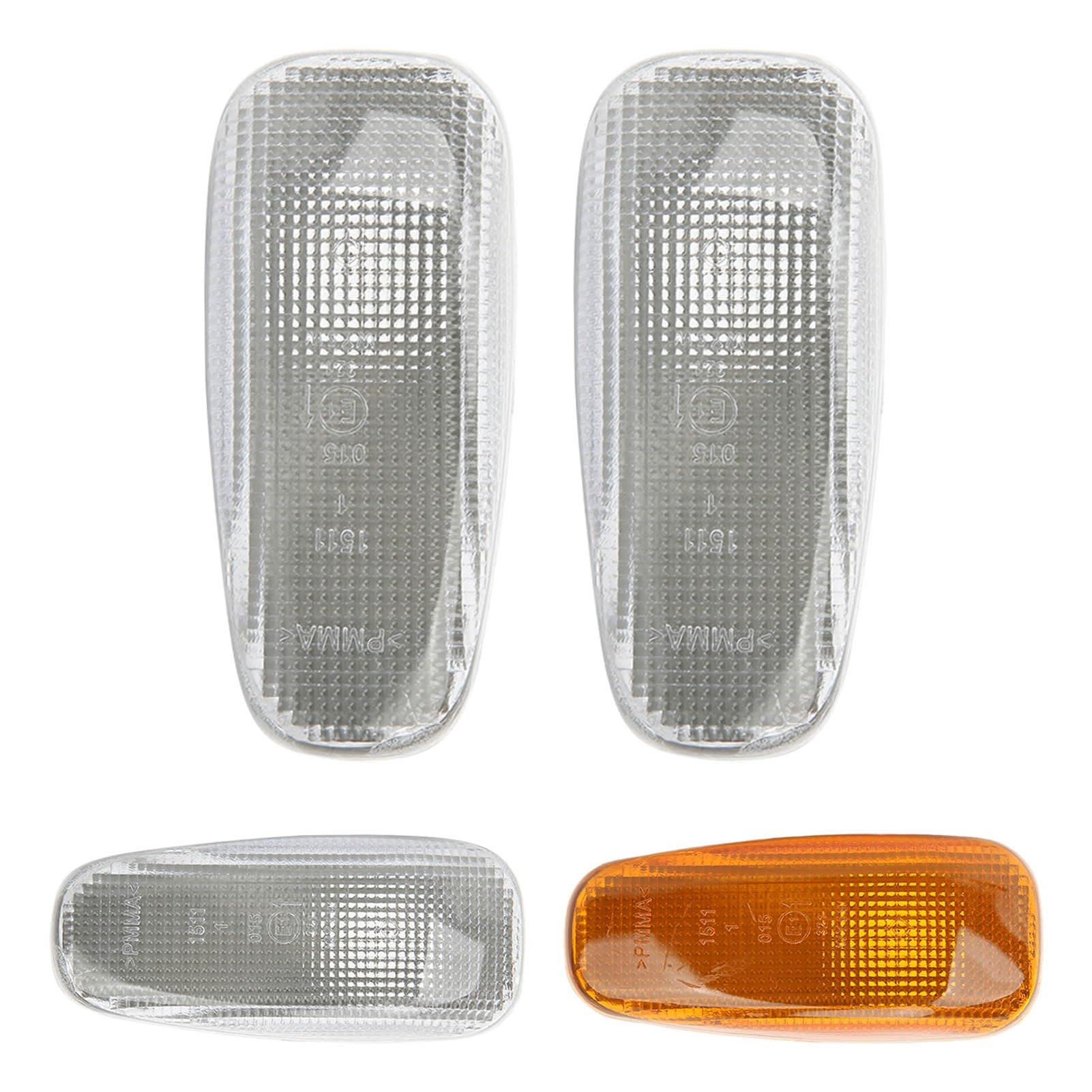 Per Mercedes Per Benz Vaneo W414 W638 2PCS Indicatore Laterale Indicatore Di Direzione Lampada Senza Lampadina 2108200921 Sostituzione 1995-2003 Freccia Laterale(Bianca)