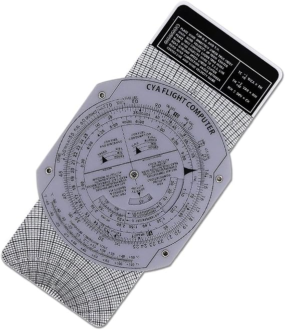 E6B flight computer aviation plotter navigation calculator flight computer circular slide rule used in aviation flight training pilot training internships