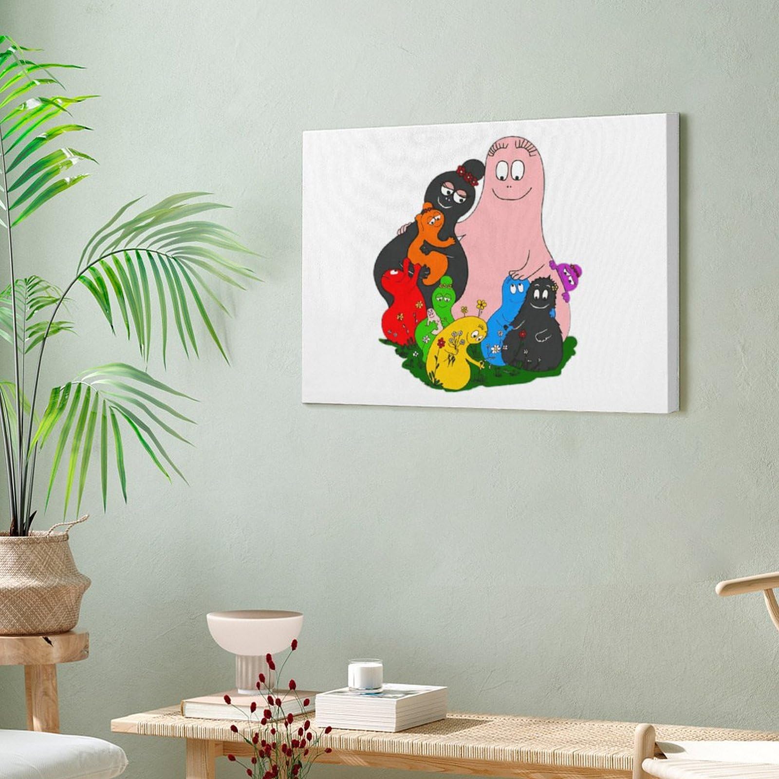 Amazon.co.jp: バーバパパ アートパネル 壁飾り 壁絵 絵画 装飾画