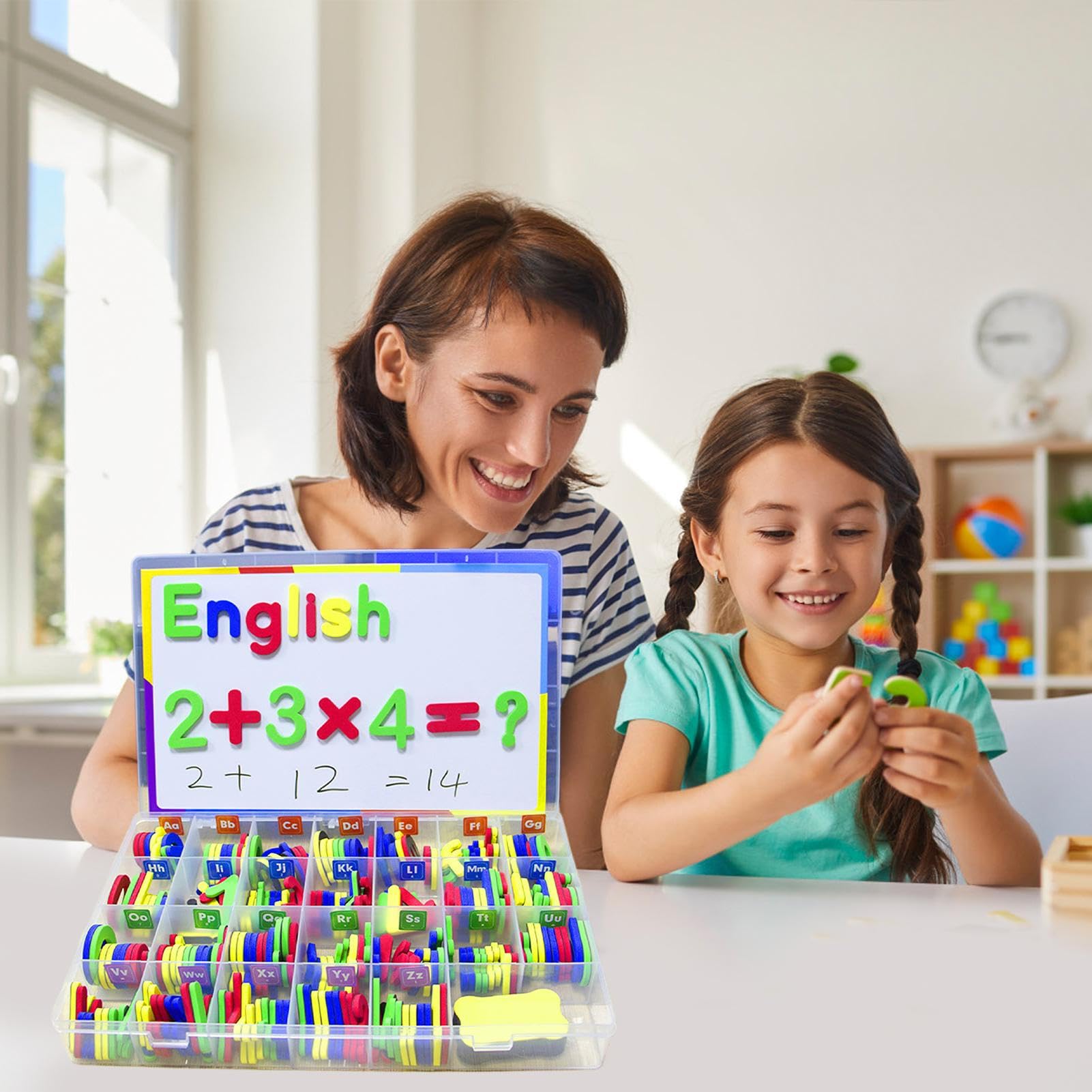Set Di Magneti Lettere E Numeri | Giocattolo Educativo Colorato Per Il | Frigorifero | Kit Educativo Di Lettere E Numeri Magnetici Per I Bambini In Età Prescolare | Magneti Per Imparare A